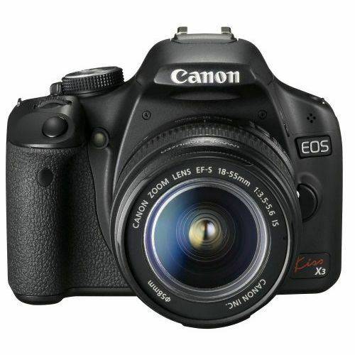 Canon EOS KISS X3 [ CANON 500D EQUIVALENT ] with 18-55mm IS Digital SLR camera 15.1 MP