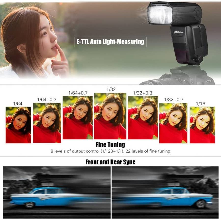 YONGNUO YN600EX-RT II Wireless Flash Speedlite with Optical Master and TTL HSS for Canon