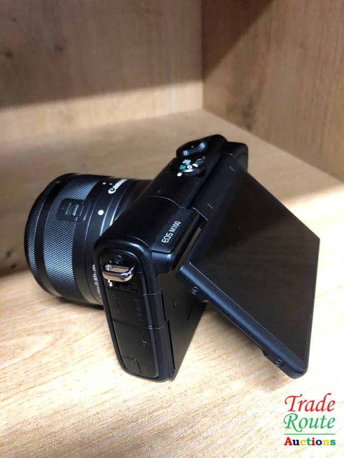 Canon EOS M100 24.2 Megapixel Mirrorless Camera with Canon 15-45mm Lens