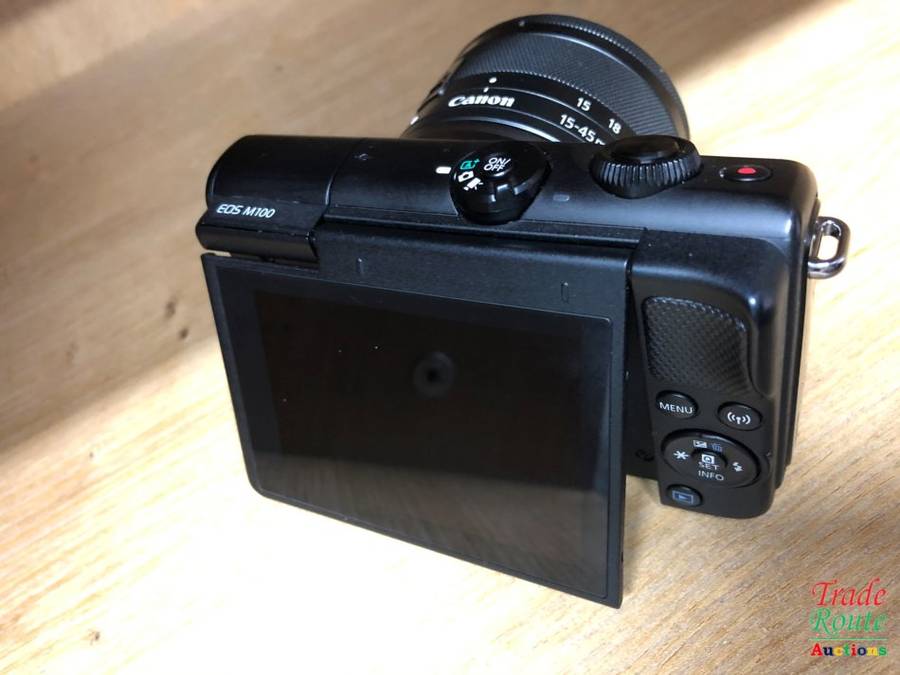 Canon EOS M100 24.2 Megapixel Mirrorless Camera with Canon 15-45mm Lens