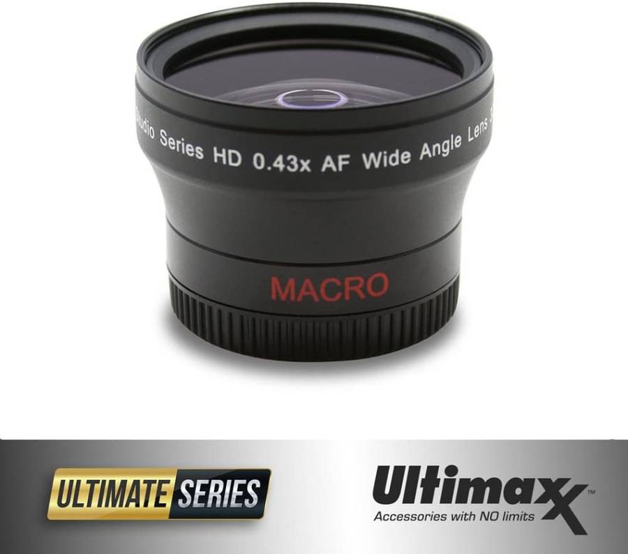 ULTIMAXX 0.43x Professional Wide Angle Lens with Macro (52mm)