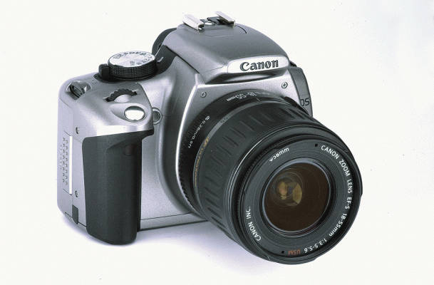 Canon EOS 350D Digital SLR camera (SILVER) WITH 18-55 mm ii LENS [ NO CHARGER ]