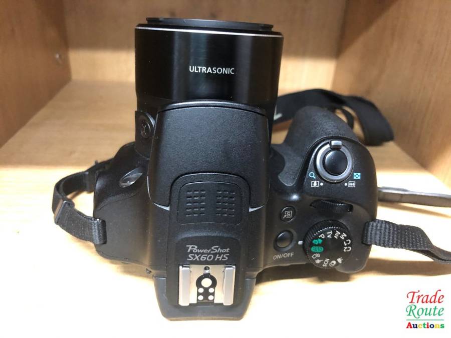 Canon Powershot SX60 HS 16.1MP Digital Camera 65x Optical Zoom Lens 3-inch LCD Tilt Screen (Black)