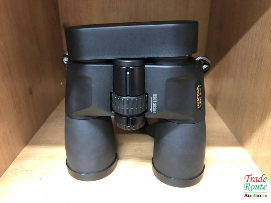 PENTAX 10X50 PCF V BINOCULARS - IN BOX WITH POUCH CASE