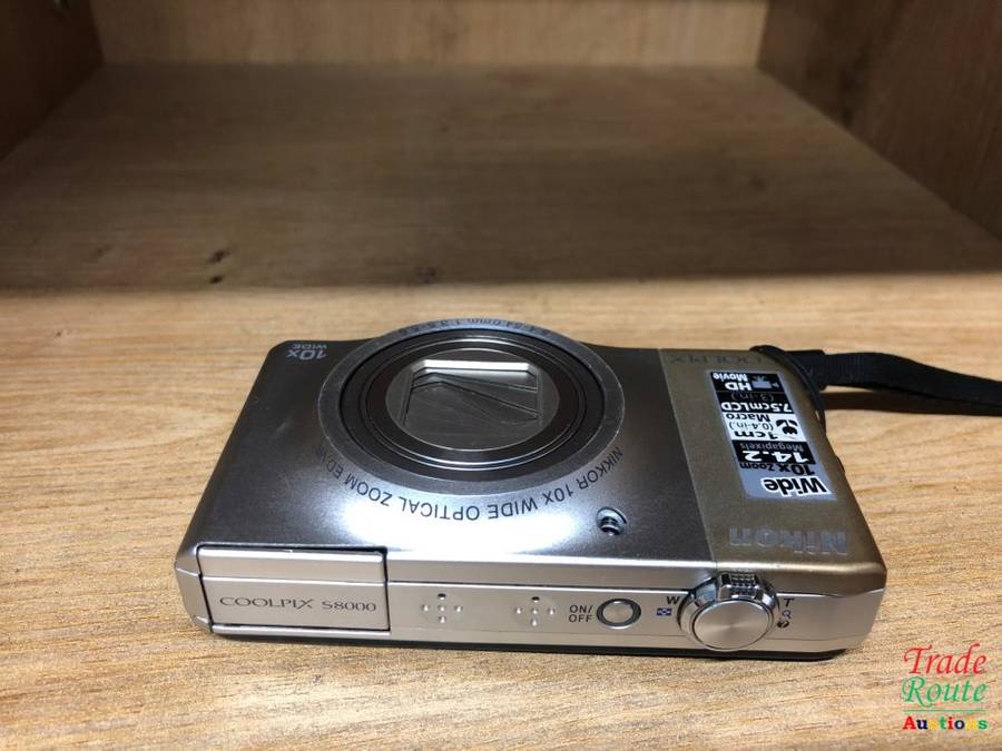 Nikon Coolpix S8000  14.2MP Digital Camera with 10x Optical  Zoom 2.7inch LCD