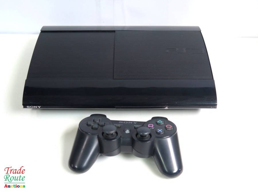 Sony Playstation 3 PS3 Super Slim Console 500GB with Wireless Dualshock 3 Controller