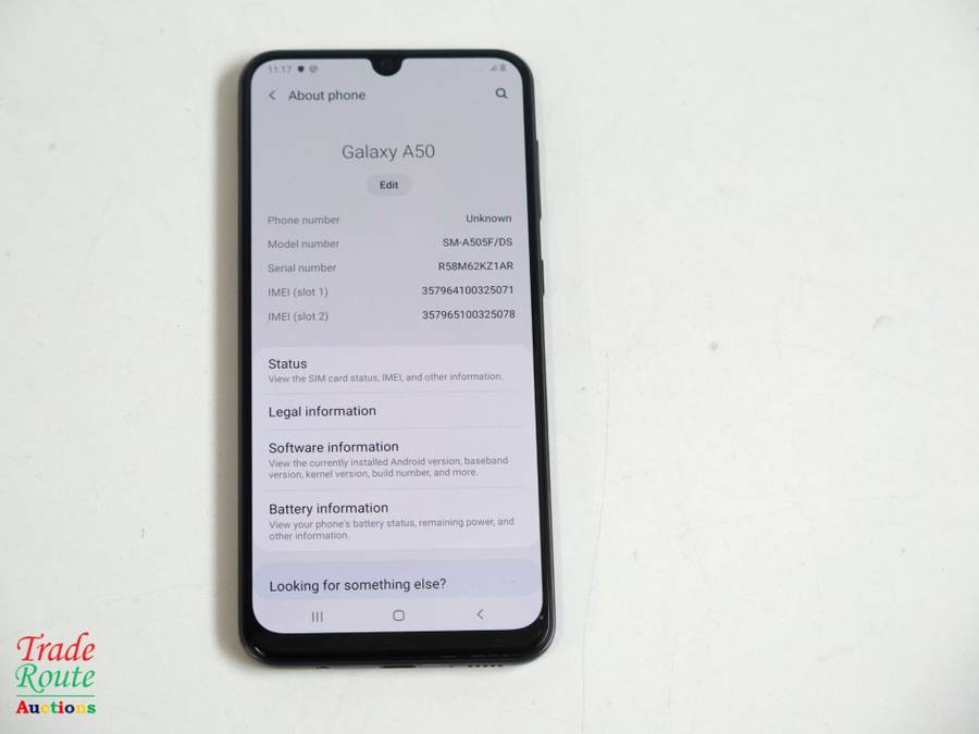 SAMSUNG GALAXY A50 128GB - SM-A505F SmartPhone - DUAL SIM - TRIPLE CAMERA