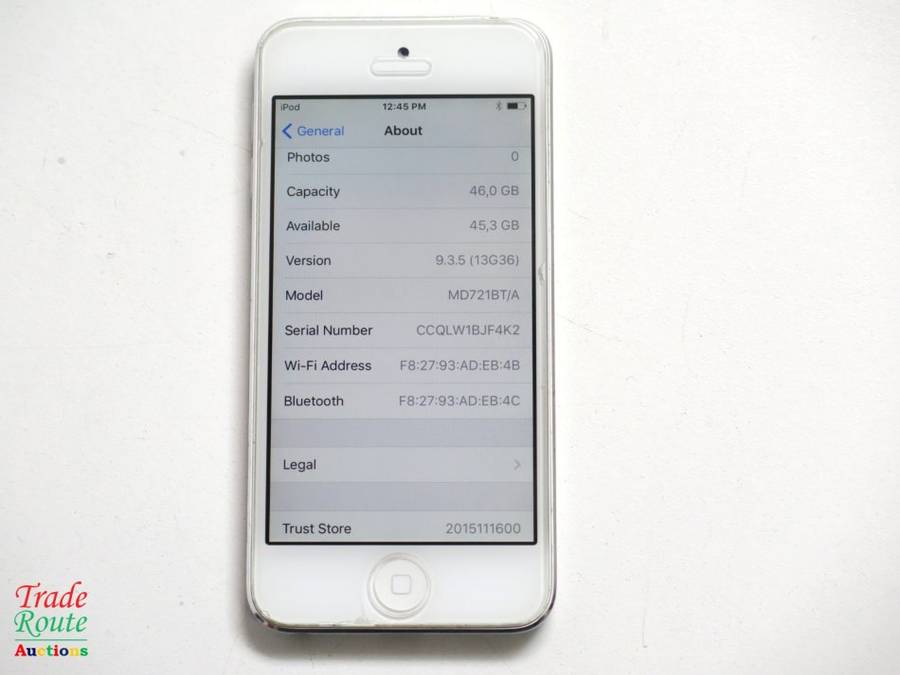 APPLE iPod Touch | MD721BT/A | 64GB SILVER | A1421 | 5TH GEN