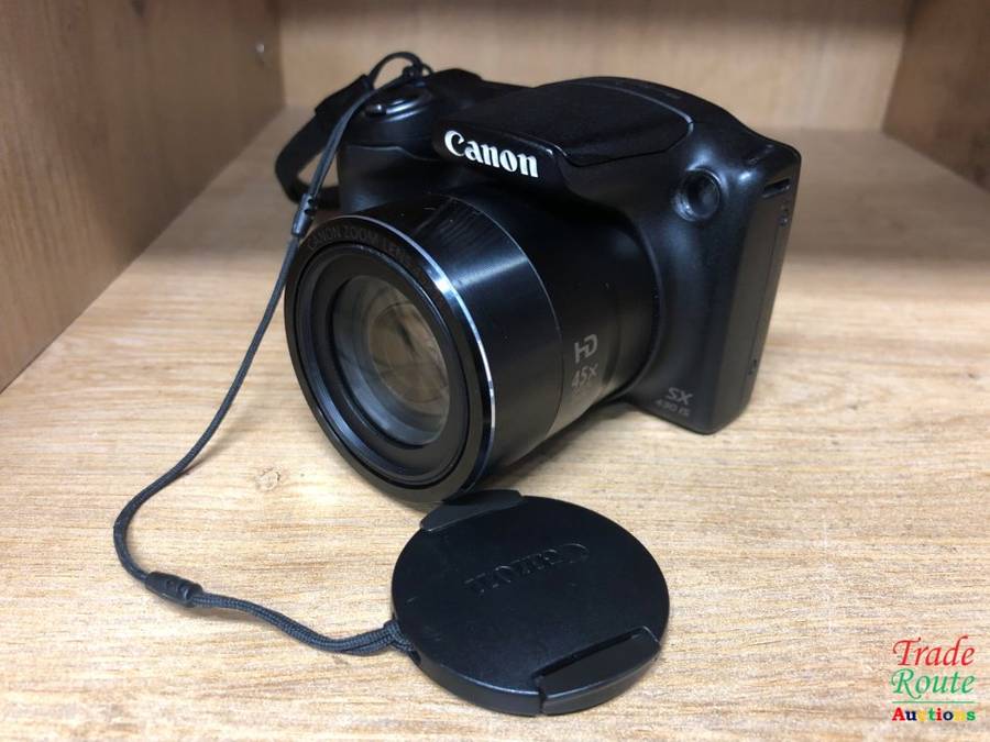 Canon PowerShot SX430 IS Built-in Wi-Fi / NFC Black Digital Camera 20.0MP 45X ZOOM