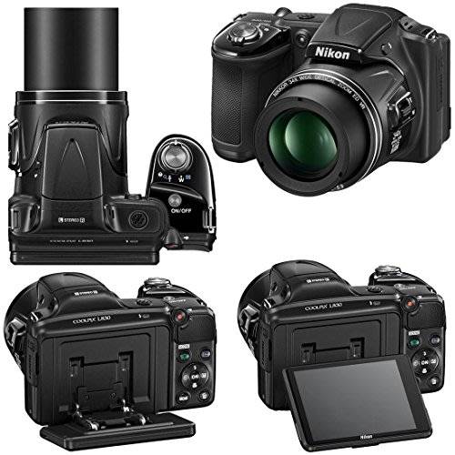 Nikon COOLPIX L830 16 MP CMOS Digital Camera with 34x Zoom NIKKOR Lens and Full 1080p HD Video