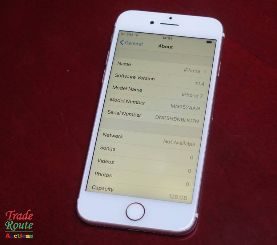 IPHONE 7 | ROSE GOLD | A1778 | 128GB | MN952AA/A   *** APPLE IPHONE7 ***