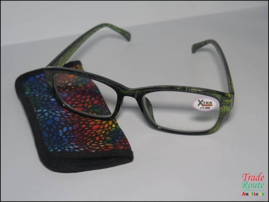 X-TRA VISION Fashion Reading Glasses - with matching case  [ +1.00 ]