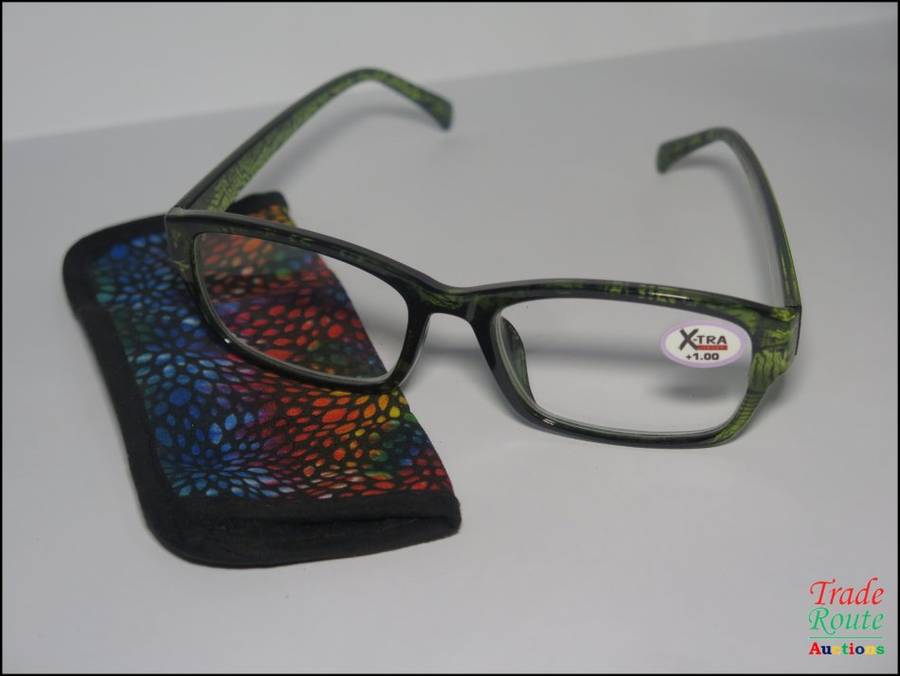 X-TRA VISION Fashion Reading Glasses - with matching case  [ +1.00 ]
