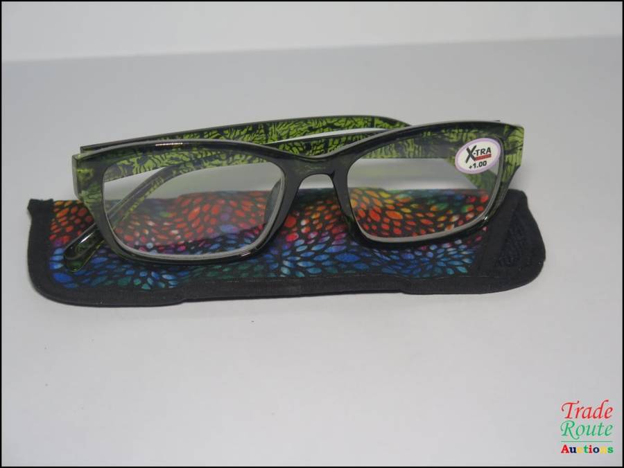 X-TRA VISION Fashion Reading Glasses - with matching case  [ +1.00 ]