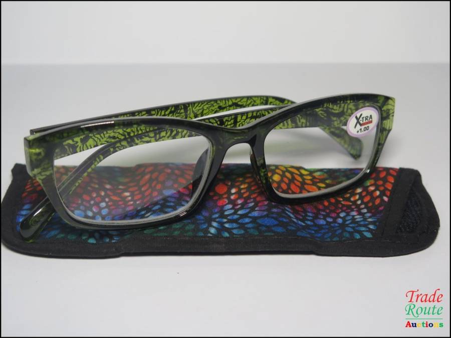 X-TRA VISION Fashion Reading Glasses - with matching case  [ +1.00 ]