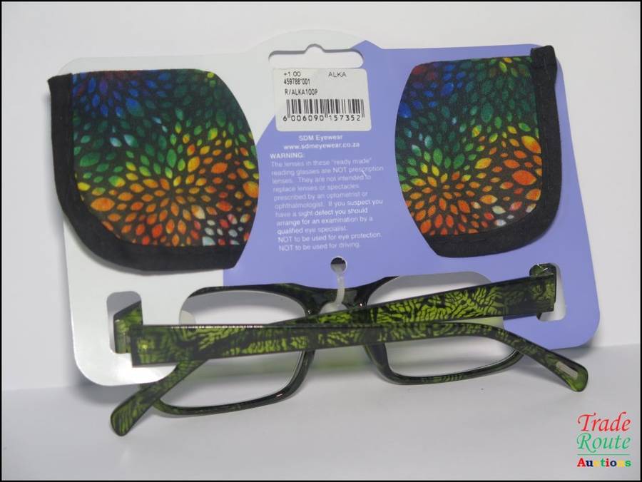 X-TRA VISION Fashion Reading Glasses - with matching case  [ +1.00 ]