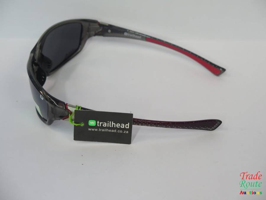 TrailHead EIGER - GREY Polarised Sunglasses -HARD CASE