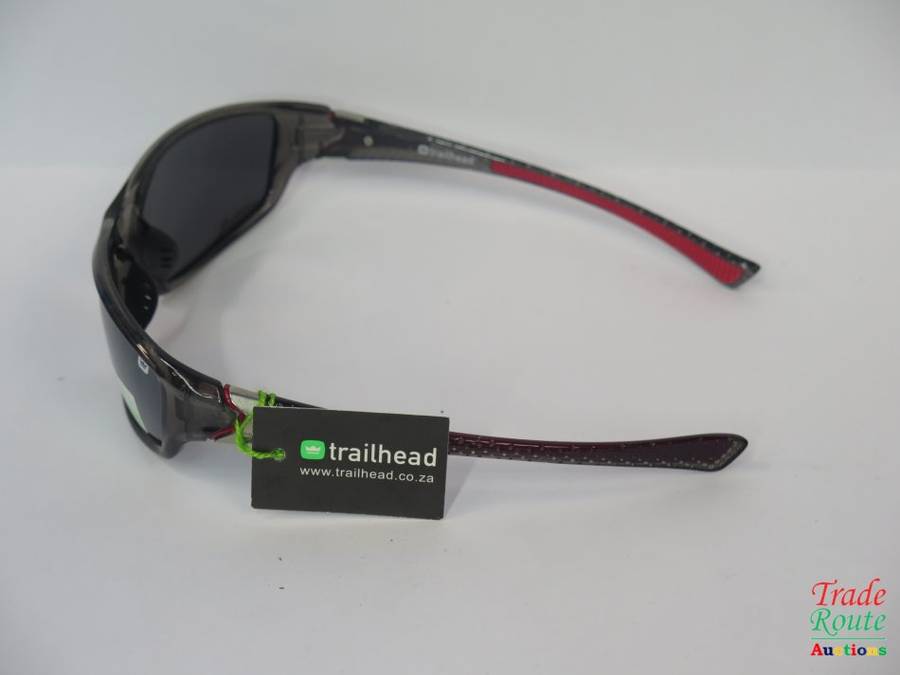 TrailHead EIGER - GREY Polarised Sunglasses -HARD CASE