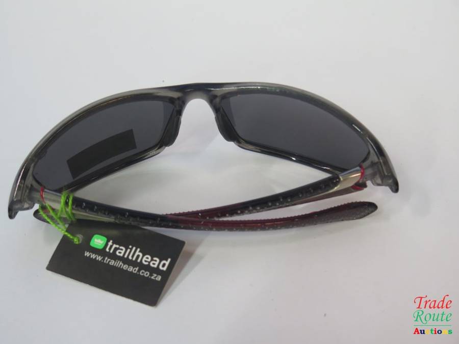 TrailHead EIGER - GREY Polarised Sunglasses -HARD CASE