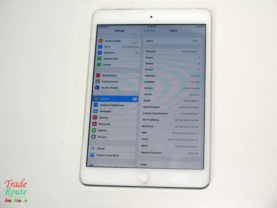 IPAD MINI | 16GB | WiFi + 3G | WHITE | MF432HC/A | A1455 | APPLE | 7.9 inch Tablet * iPad Mini*