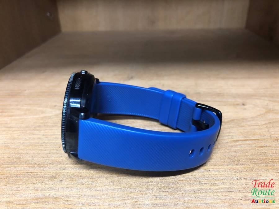 Samsung Gear Sport Smartwatch (Bluetooth), BLUE, LARGE, SILICON STRAP SM-R600