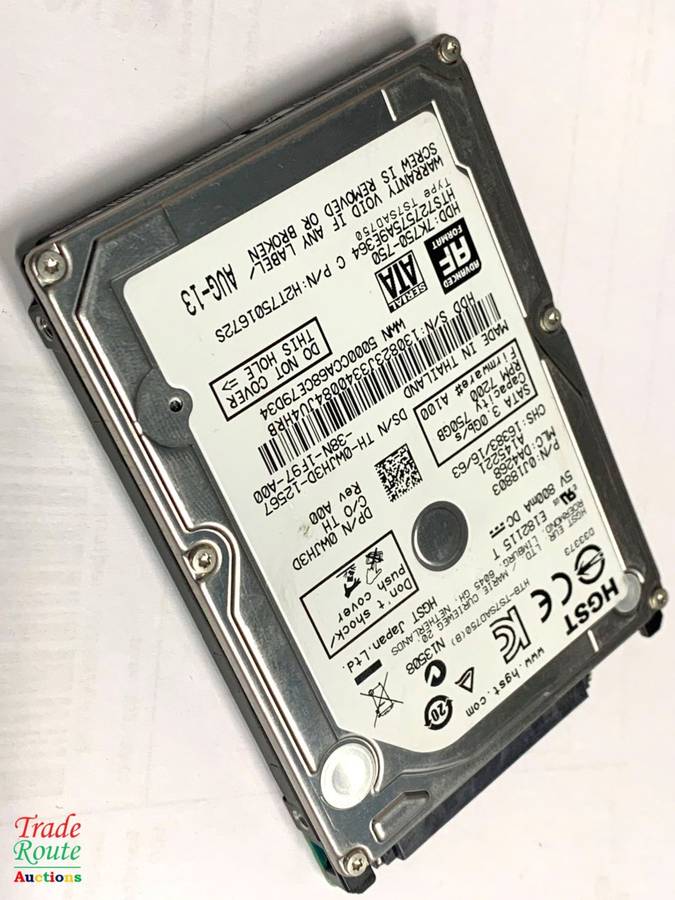 HGST 750GB LAPTOP HARD DRIVE 2.5" 7200RPM