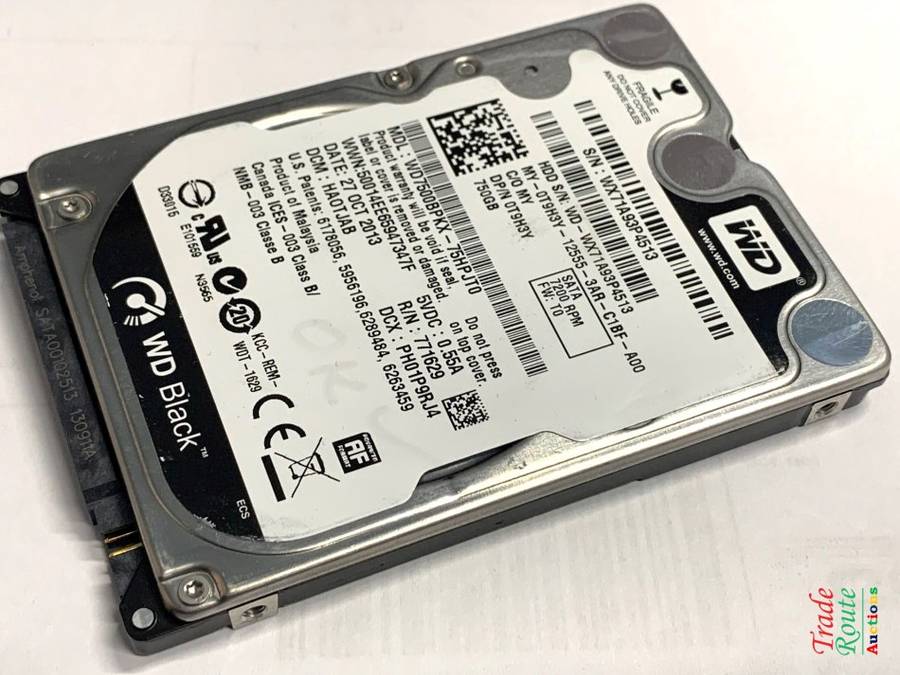 WD 750GB LAPTOP HARD DRIVE 2.5" 7200RPM