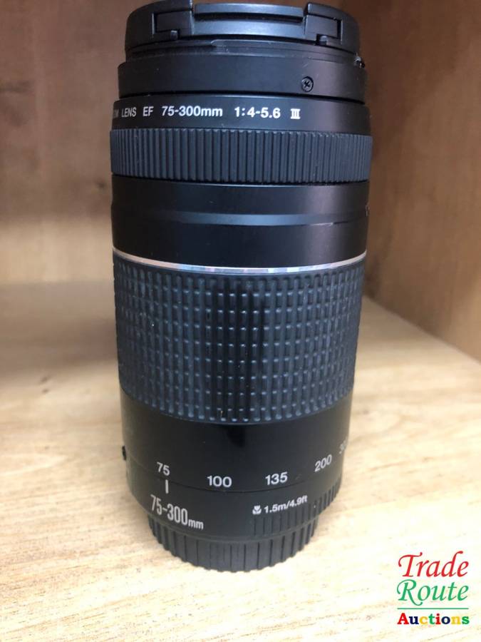 CANON EF 75-300MM 4-5.6 MARK III TELEPHOTO ZOOM LENS for 600D, 650D, 700D, 750D 1200D 1300D Etc