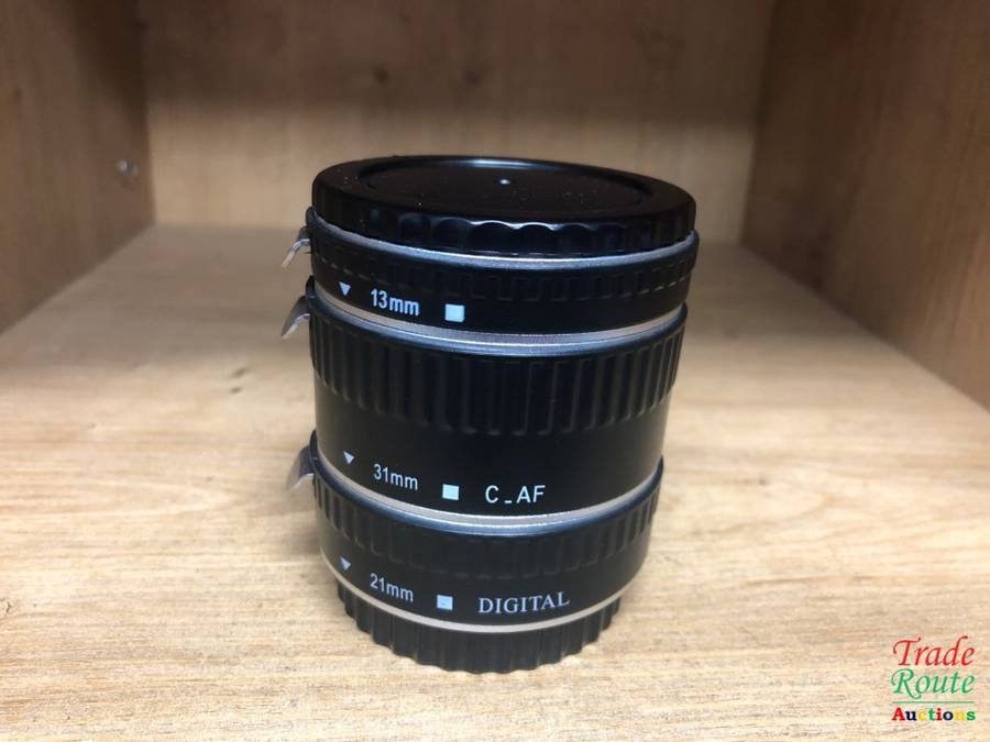 AUTO FOCUS MACRO EXTENSION TUBE SET AF 13MM, 21MM, 31MM LENSES MACRO CLOSE-UP ADAPTER RINGS