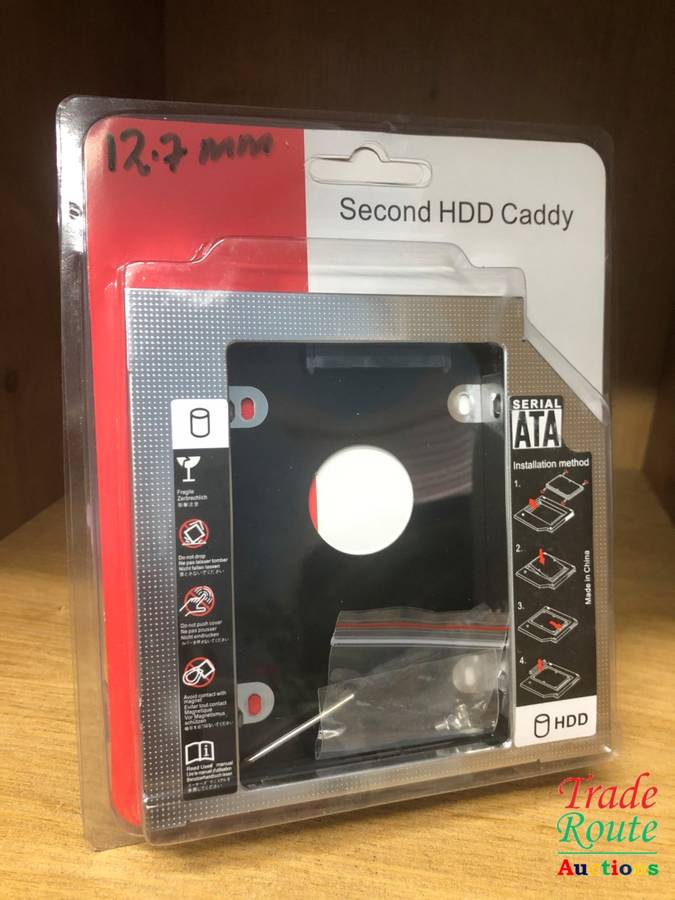 12.7mm Universal SATA 2nd HDD SSD Hard Drive Caddy