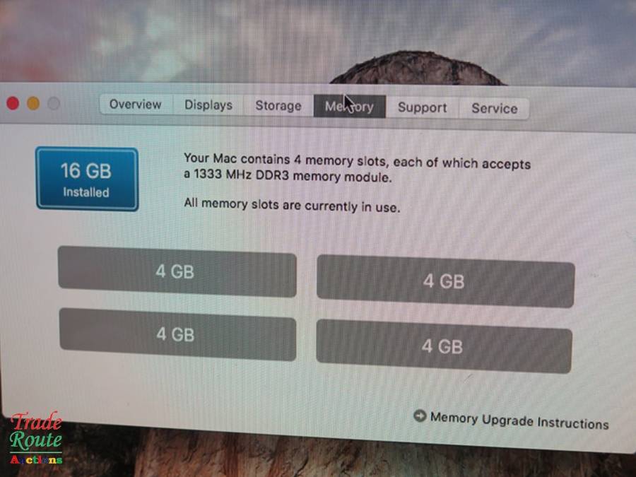 Apple iMAC 21.5 INCH Computer AIO Core i3 3.06Ghz | 16GB RAM | 500GB HDD - ATI Radeon HD Graphics