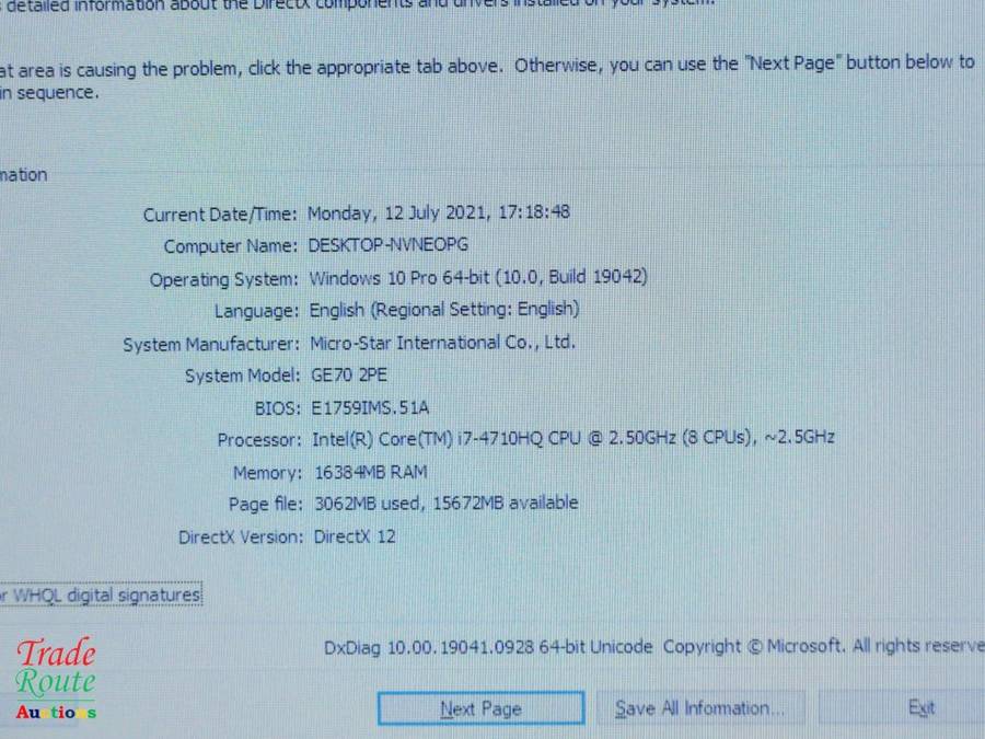 MSI GE70 2PE Apache Pro gaming Laptop | nVidia Geforce GTX860M 2GB Graphics | Monster
