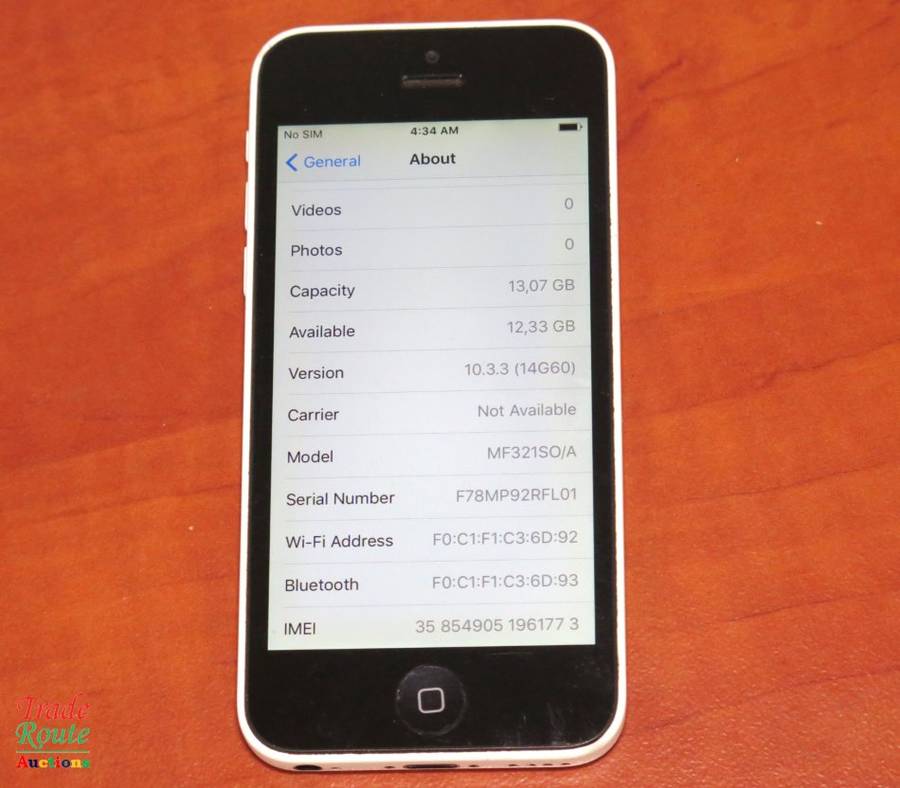 APPLE IPHONE 5c | 16GB | WHITE