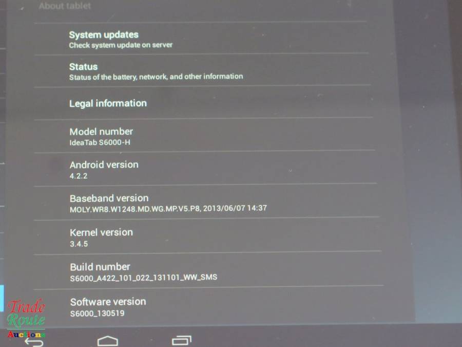 Lenovo IdeaTab S6000-H (10.1") TouchScreen Tablet