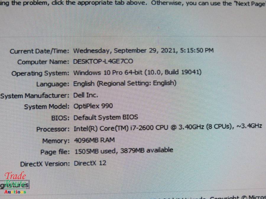 Dell OptiPlex 990 | SFF Desktop PC | Core i7 3.40Ghz