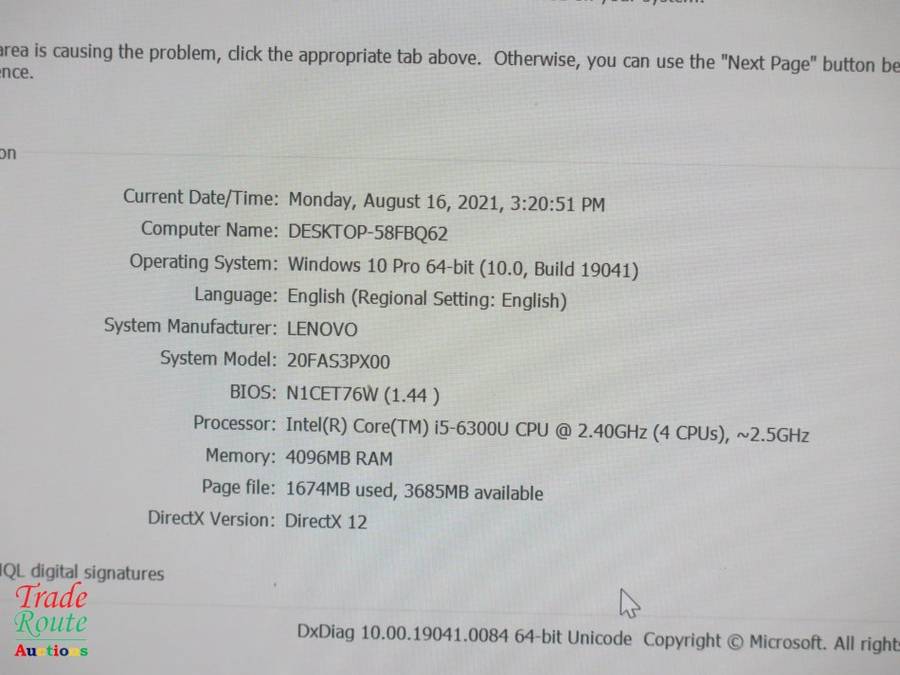 LENOVO THINKPAD T460s Laptop | CORE i5 6300U 6th Gen 2.40GHz | 4GB RAM | 256GB SSD | LAPTOP