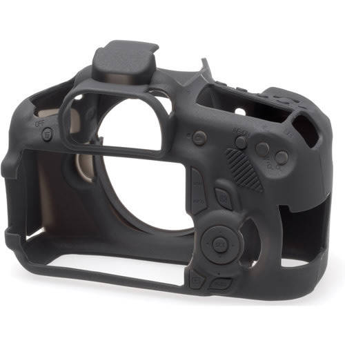 Protective Black Silicone Armor Canon 60D by easyCover camera case