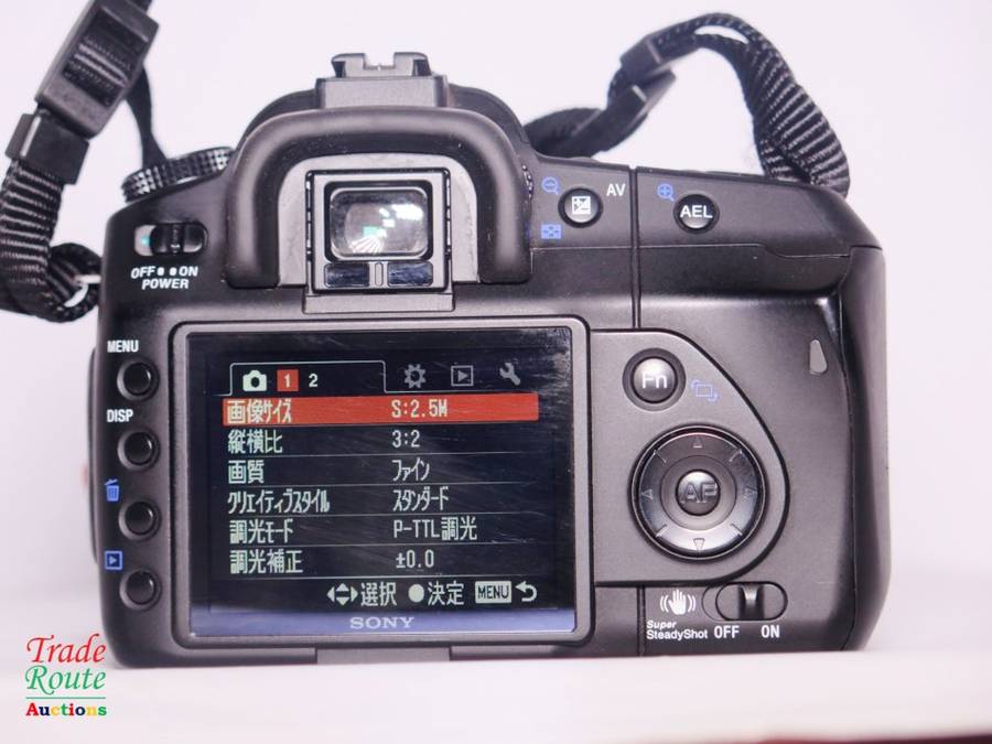 SONY ALPHA A200 DSLR PROFESSIONAL DIGITAL CAMERA BODY  [FOREIGN LANGUAGE MENU]