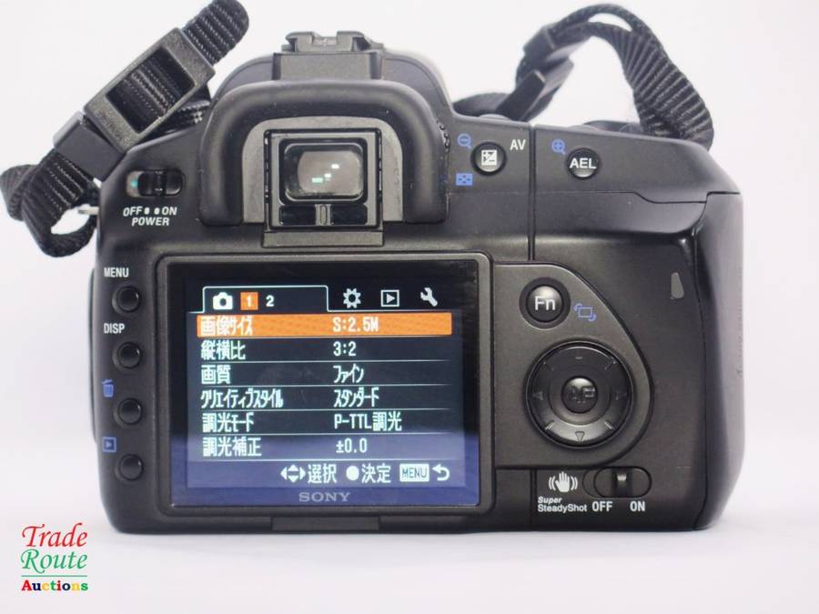 SONY ALPHA A200 DSLR PROFESSIONAL DIGITAL CAMERA BODY  [FOREIGN LANGUAGE MENU]