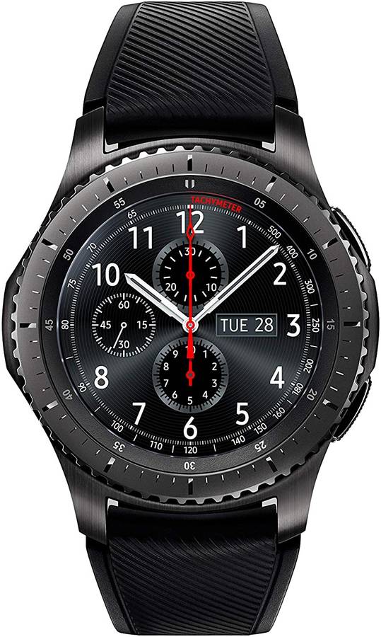 Samsung Gear S3 Frontier [ Space Grey ] Smartwatch Fitness Tracker Watch SM-R760 |