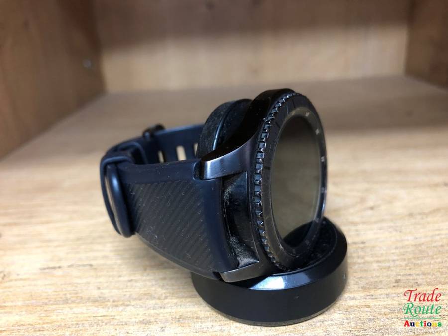 Samsung Gear S3 Frontier [ Space Grey ] Smartwatch Fitness Tracker Watch SM-R760 |