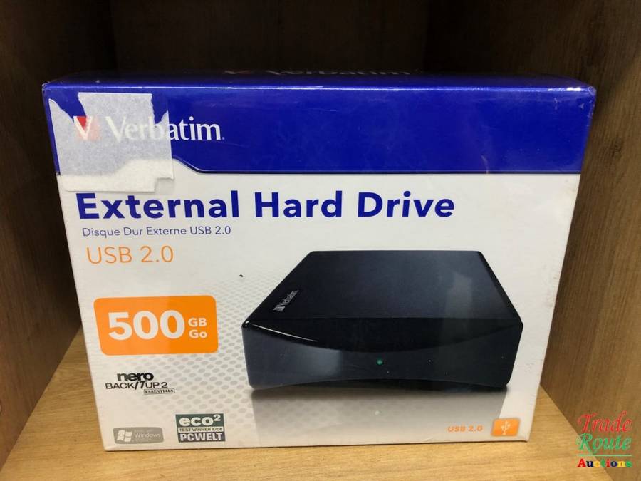 Verbatim 500GB USB2 External Hard Drive | Brand New | External Drive 5000GB GO HDD