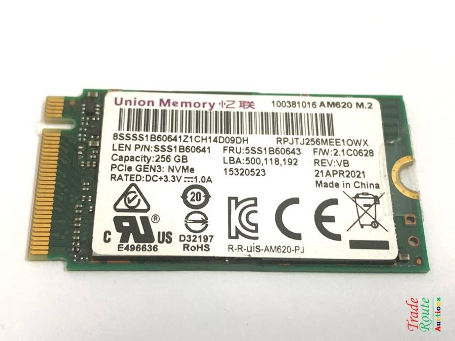 256GB M.2 NVMe SSD UNION