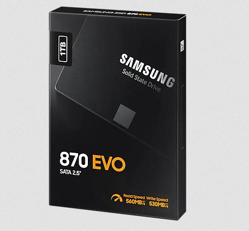 SAMSUNG SSD 870 EVO SATA III 2.5 inch 1TB ** Super Fast ** Brand New ** R 2899 value
