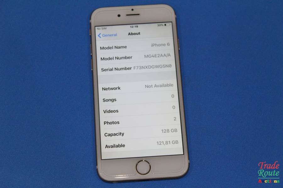 APPLE IPHONE 6 | GOLD | 128GB *** APPLE IPHONE 6 *** Please Read Faulty Wifi