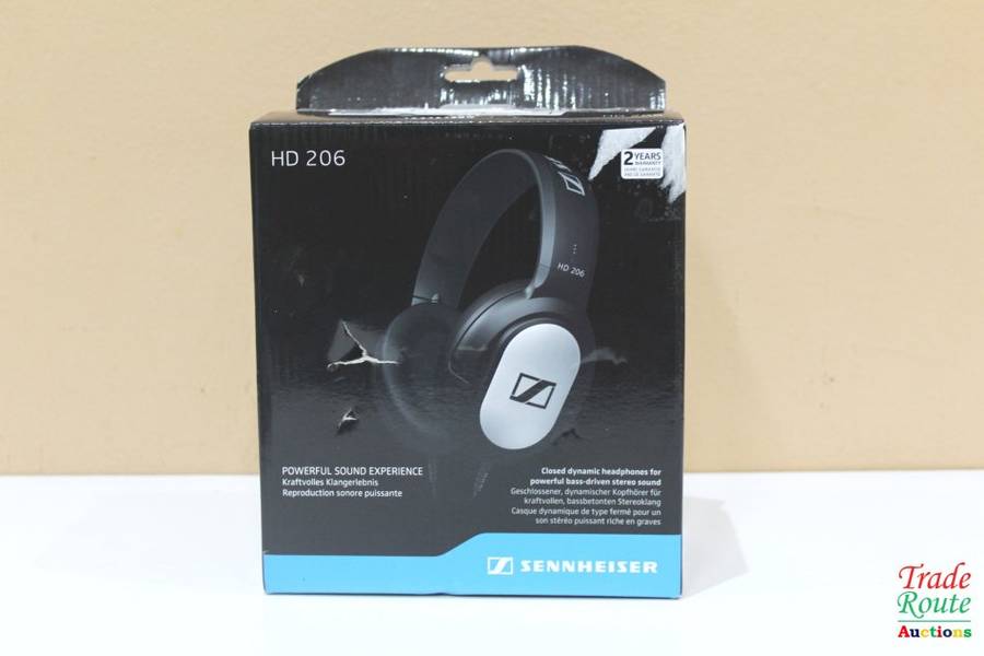 Sennheiser HD 206 Lightweight Closed-back Over-ear Headphones - Boxed DEMO