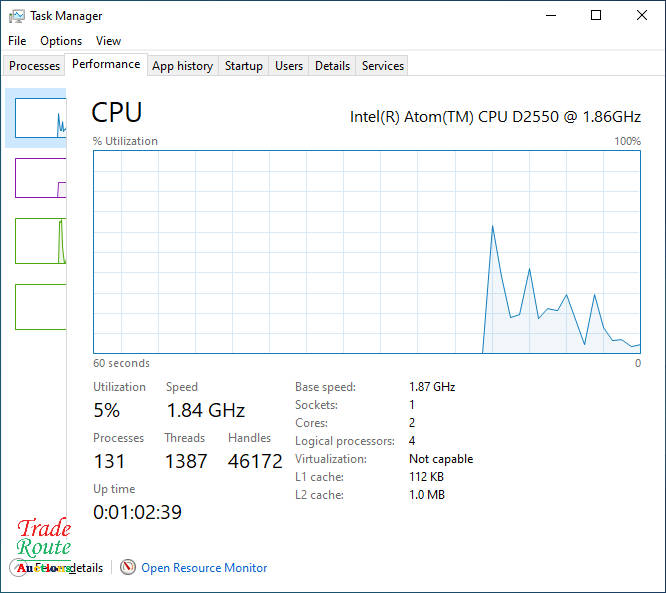 Foxconn AT-5000 Series Micro Desktop Computer | Intel Atom CPU D2550 1.9Ghz | 4GB RAM | 320GB HDD