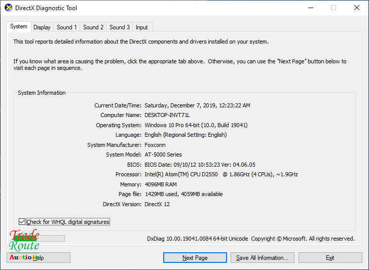 Foxconn AT-5000 Series Micro Desktop Computer | Intel Atom CPU D2550 1.9Ghz | 4GB RAM | 320GB HDD