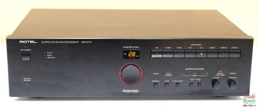 Rotel RSP-970 Dolby ProLogic Surround Sound Preamplifier