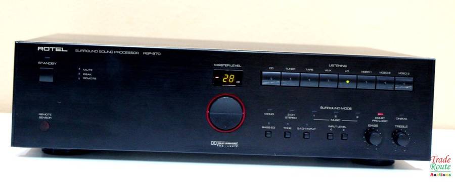 Rotel RSP-970 Dolby ProLogic Surround Sound Preamplifier